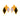 22KT (916) Yellow Gold Geometric Enamel Stud Earrings