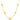 22KT (916) Yellow Gold Lightweight Necklace with Cutout Quatrefoil Details