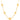 22KT (916) Yellow Gold Lightweight Necklace with Cutout Quatrefoil Details