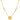 22KT (916) Yellow Gold Floral Charm Necklace