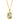 22KT (916) Yellow Gold Blue Wave Design Pendant (Without Chain)