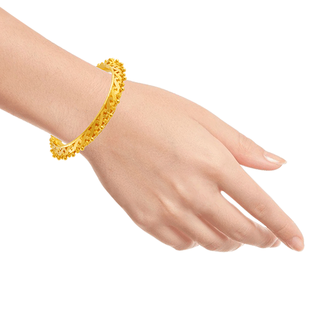 22KT Yellow Gold Bangle for Women