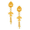 22KT Yellow Gold Jhumki Earrings for Women