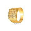 22KT (916) Yellow Gold Square Top Signet Gold Ring For Men (Size 16)