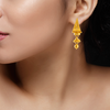 22KT Yellow Gold Jhumki Earrings for Women