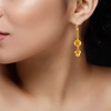 22KT Yellow Gold Jhumki Earrings for Women