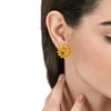 22KT Yellow Gold Stud Earrings for Women