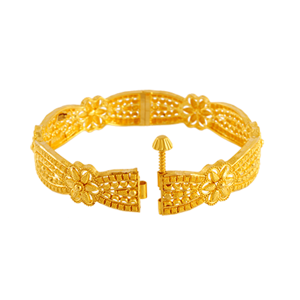 22KT Yellow Gold Bangle for Women