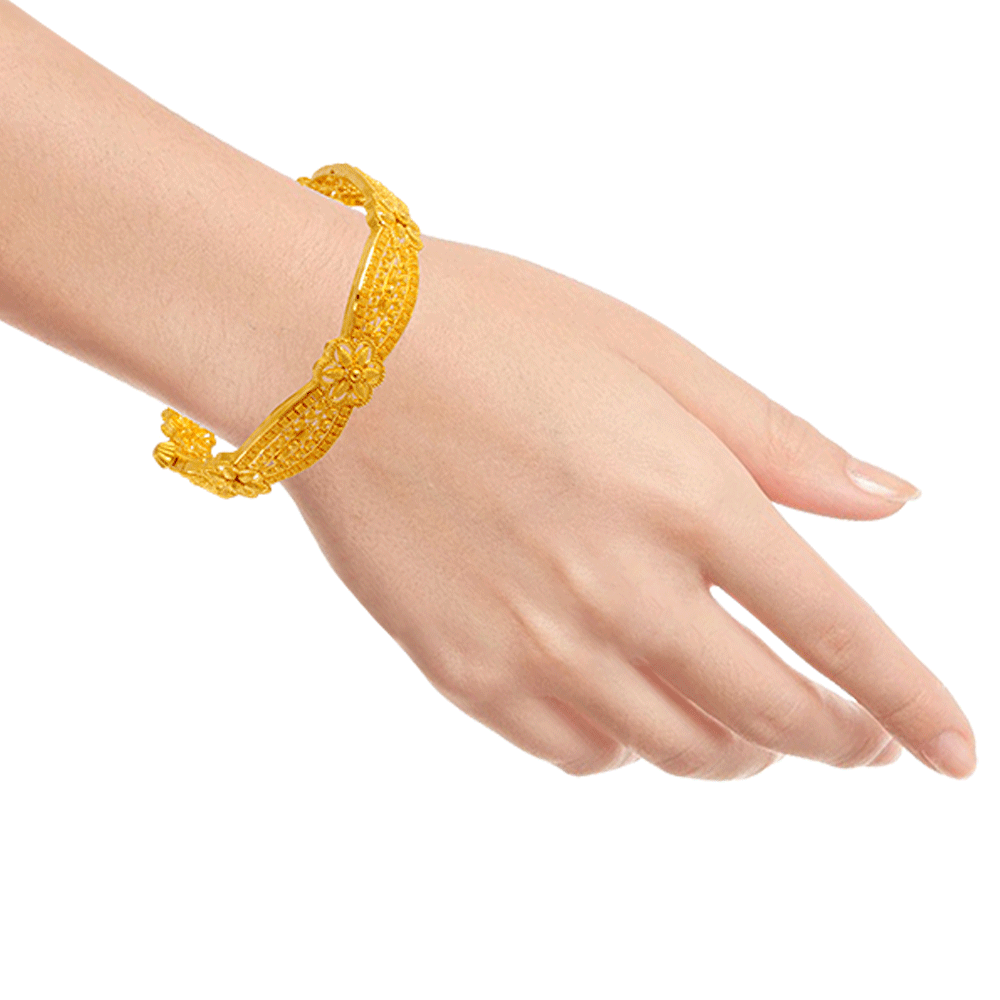 22KT Yellow Gold Bangle for Women