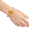 22K Sleek Gold Bangles With A Mark Of Its Own