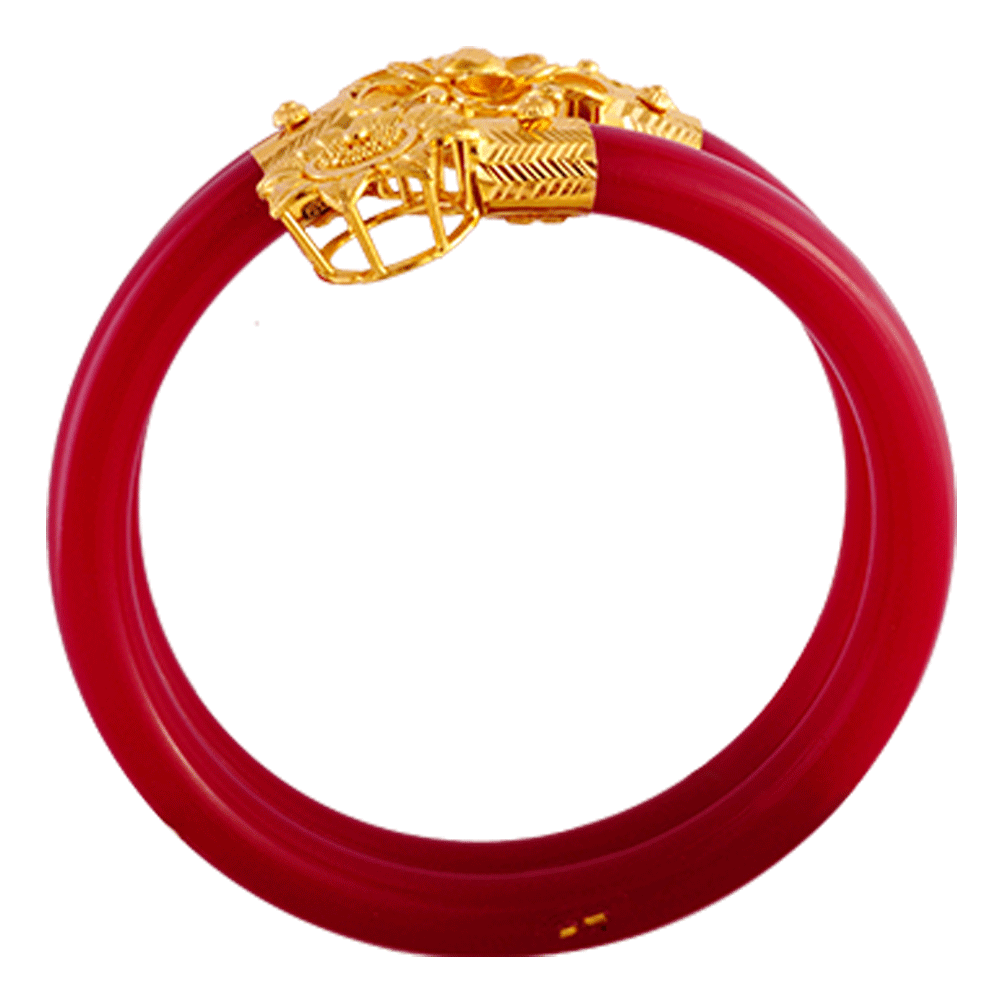 22KT Yellow Gold Pola Bangle for Women