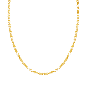 22KT (916) Yellow Gold Chain For Women