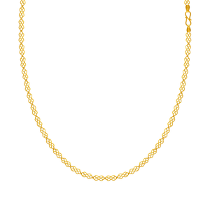 22KT (916) Yellow Gold Chain For Women