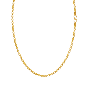 22KT (916) Yellow Gold Chain For Women