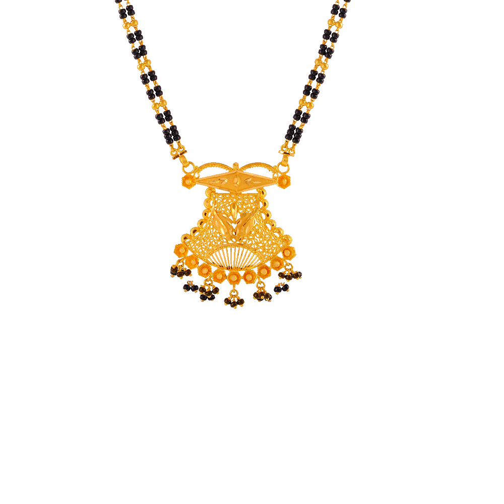 P.C. Chandra Jewellers 22KT Yellow Gold Mangalsutra for Women