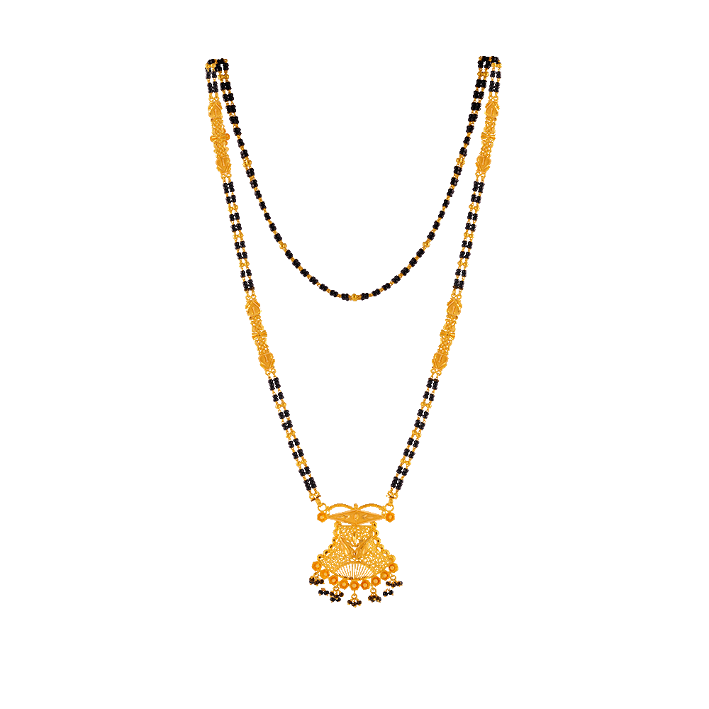 P.C. Chandra Jewellers 22KT Yellow Gold Mangalsutra for Women