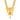 22K Gold Necklace With Heart-shaped Pendant