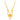 22K Gold Necklace With Blossom-shaped Pendant