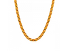 22K Stunning Gold Moff Chain with Meenakari Detailing