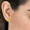 22KT Yellow Gold Stud Earrings for Women