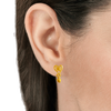 22KT Yellow Gold Stud Earrings for Women