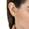 22KT Yellow Gold Stud Earrings for Women