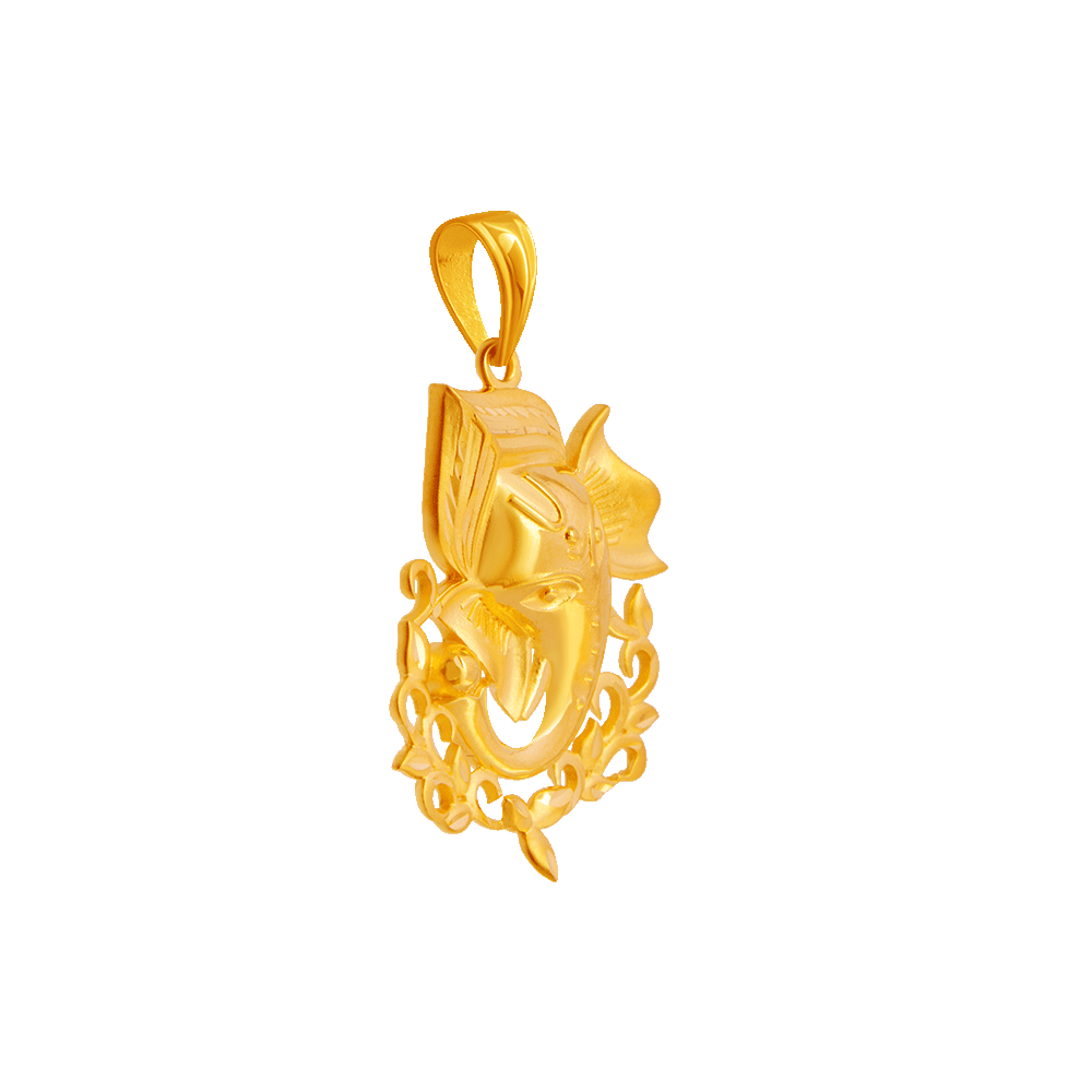 22KT Yellow Gold Pendant for Women