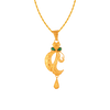 22KT Yellow Gold Pendant for Women