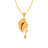 22KT Yellow Gold Pendant for Women