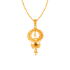 22KT Yellow Gold Pendant for Women