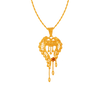 22KT Yellow Gold Pendant for Women