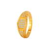 22KT Yellow Gold and American Diamond Ring for Men