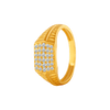 22KT Yellow Gold and American Diamond Ring for Men