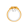 22KT Yellow Gold Ring for Men