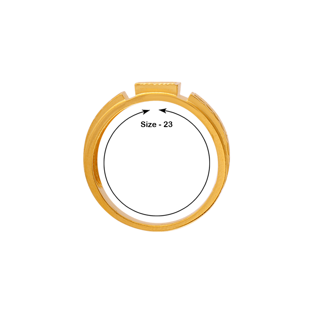 22KT Yellow Gold Ring for Men