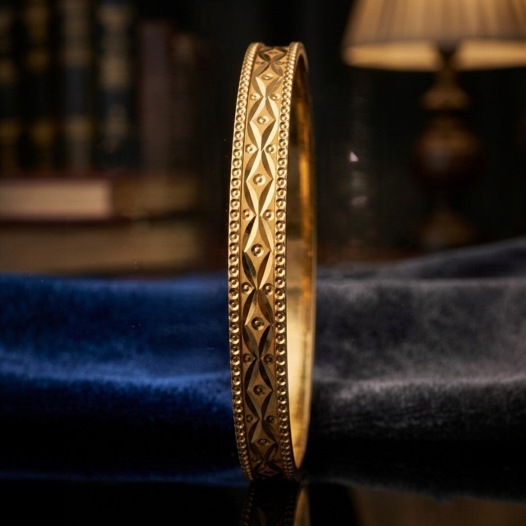 P.C. Chandra Jewellers Classic Diamond Pattern Gold Noa for Women ...