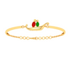 Stunning 22k Gold Twin Lovebirds Design Bracelet for Women from PC Chandra