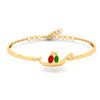 Stunning 22k Gold Twin Lovebirds Design Bracelet for Women from PC Chandra