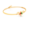 Gorgeous 22k Gold Heart Motif Birds Designer Bracelet from Valentine Collection PC Chandra