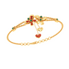 Lovely 22k Gold Gems Embellished Butterfly Design Bracelet for Women from PC Chandra Jewellers Valentine Collection