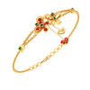 Lovely 22k Gold Gems Embellished Butterfly Design Bracelet for Women from PC Chandra Jewellers Valentine Collection