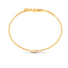 Dainty 22k Gold Flowers and Hearts Motif Embellished Bracelet for Women from PC Chandra Jewellers