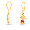 Gorgeous 22k Gold Birds Motif Dangler Earrings from PC Chandra Valentine Collection