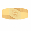 22k Gold ring with swastik symbol from Goldlites Collection