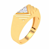 Unique 22K Gold Ring With Three Stones\
From Goldlites Collection