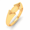 Exclusive Oval Shape Male Gold Ring \
From Goldlite Collection 