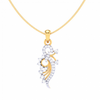 22K Gorgeous gold pendant with a unique desing from Goldlites Collection