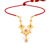 22k Flower Design Gold Necklace