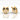 22k (916) Gold Earrings Owl Studs With Black Meena And Embedded Stones