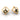 22k (916) Gold Earrings Having Diamond Shape Frames And Black Meena With An Embedded Stone
